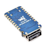 Placa de Desarrollo Mini USB Waveshare RP2350-USB-A Basada en el Microcontrolador Raspberry Pi de Doble Núcleo y Doble Arquitectura RP2350