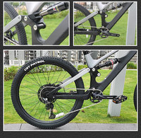 Vélo de montagne à suspension intégrale Carbon Mtb Java Bike Saltafossi, roues de 29 pouces, 12 vitesses