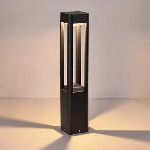 Outdoor Garden Lights Motion Sensor Solar Path Bollard LED Lawn Lamp Light For Garden Landscape Yard Driveway Walkway