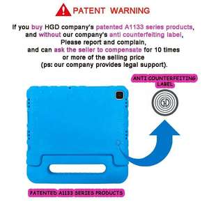 Funda Protectora para Tablet HGD para Samsung Tab S7 de 10.8 Pulgadas y S8 de 11 Pulgadas 2022, Apta para Niños, de Espuma EVA, Resistente a Golpes, con Soporte Plegable - Product Image 6
