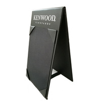 Porta Menús Personalizado con Logotipo Estampado en Oro, Insertable, de Cuero Sintético, para Lista de Precios de Vinos y Bebidas, para Mesa de Restaurante