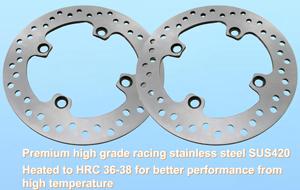 Disque de frein de moto arrière de 220mm pour Triumph <span class=keywords><strong>Daytona</strong></span> 675/600/995 Speed Triple 1050/675/885/955 Street Triple 675 R Speed Four - Product Image 4