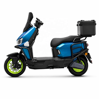 60V 72V Smart Electric Streetbikes Motorcycle 1500W Magnetic Motor Urban Utility for Delivery and Commuting 40-60km/h