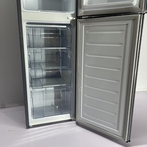 Réfrigérateur à double porte chaud de 226L avec conservation des aliments froids et <span class=keywords><strong>congel</strong></span>és, appareil ménager économe en énergie et de faible puissance - Product Image 5