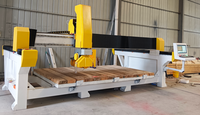 3200*2000mm pierre industrielle CNC machines Quartz marbre granit tuile comptoir coupe sculpture 5 axes CNC pont scie Machine