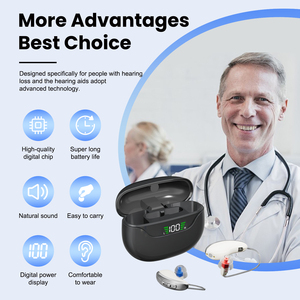 Coût en Gros des Audioprothèses Numériques BTE OTC Rechargeables pour Seniors, Liste de Prix Fabricant d'Aides <span class=keywords><strong>Auditives</strong></span> 16 Canaux avec CE - Product Image 3