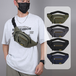 Men's Fanny Pack Waist Bag Large Capacity Oxford Cloth Chest Bag For Everyday Outfits Sport Casual Use - Product Image 2