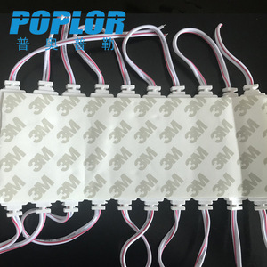 โมดูลไฟ LED ยี่ห้อ Poplor ใช้ไฟ DC 12V แสงสีขาวอบอุ่น 3500K สีแดง  อายุการใช้งาน 50,000 ชั่วโมง สำหรับป้ายโฆษณา - Product Image 2