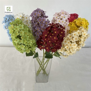 Nuevo estilo flores de seda artificiales de un solo tallo Pagoda en forma de cono Hortensia <span class=keywords><strong>paniculata</strong></span> para boda fiesta en CASA MESA decorativa - Product Image 2