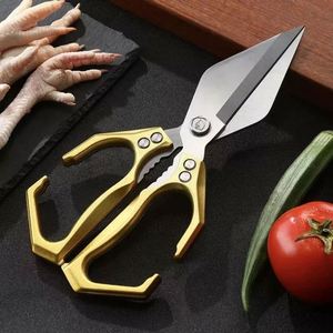 Ciseaux de cuisine en acier inoxydable pour couper la viande, ciseaux de cuisine robustes, ultra-affûtés, écologiques, pour poulet, dinde, poisson - Product Image 3