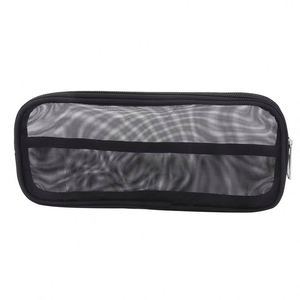 <b>Makeup</b> Brush Travel <b>Case</b> Cosmetic Toiletry Bag Organizer for Men Women Beauty Tools Mesh Pouch Wash Storage Accessories - Product Image 1