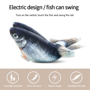 Juguete interactivo para gatos y peces, hierba gatera eléctrica con Usb, para bailar - Product Image 2