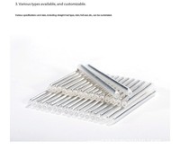 Funda Termocontraíble de Fibra Óptica de 60 mm de Longitud para Fusionadora, Utilizada en Cables de Fibra Óptica FTTH, Tubo Termocontraíble para Empalmes