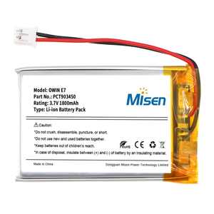 Venta caliente 3,7 V 1800mAh OWIN E7 PCT903450 Batería <span class=keywords><strong>de</strong></span> repuesto recargable para auriculares inalámbricos - Product Image 1