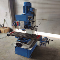 Machine de perçage et de fraisage verticale chinoise ZX50C, mini-machine multifonctionnelle pour le travail des métaux, à vendre