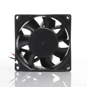 High Quality 12 Volt 80*80*38mm Two Ball 8038 OEM ODM DC Cooling Fan