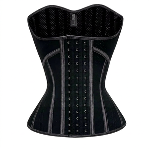 Ceinture amincissante en <span class=keywords><strong>latex</strong></span> à 19 baleines en acier pour femme, gaine de maintien abdominal, pour le sport et le fitness, récupération post-partum - Product Image 4