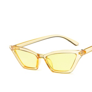 Gafas de Sol de ojo de gato a la moda 2024 para mujer, gafas de sol transparentes con montura pequeña Retro, sombra - Product Image 6