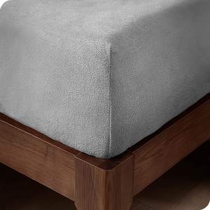 Twin/Queen/<strong>King</strong> <strong>Size</strong> - Extra Plush Polar <strong>Fleece</strong> - Deep Pocket, Soft <strong>Fleece</strong> <strong>Fitted</strong> <strong>Sheet</strong> - Product Image 3