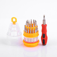 Kit de tournevis de précision 31-en-1 avec support de rangement, embouts CR-V pour la réparation de téléphones, ordinateurs portables et montres