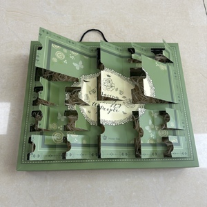 Tùy Chỉnh Bất Ngờ Tình Yêu Advent Lịch Món Quà Sinh Nhật Ngày Hộp Vật Liệu Tái Chế UV Lớp Phủ Matt Cán Dập Nổi Loại Thư Mục - Product Image 4