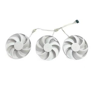 Ventilador de tarjeta gráfica de 105MM T129215BU CF1015U12D DC12V 0.55AMP para <span class=keywords><strong>ASUS</strong></span> <span class=keywords><strong>ROG</strong></span> <span class=keywords><strong>Strix</strong></span> <span class=keywords><strong>GeForce</strong></span> <span class=keywords><strong>RTX</strong></span> <span class=keywords><strong>4080</strong></span> <span class=keywords><strong>RTX</strong></span> 4090 versión OC blanca refrigeración - Product Image 3