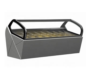 Trung Quốc Nhà Máy Giá Gelato Lạnh Trường Hợp/Ice Cream Hàng Loạt Hiển Thị Sâu Tủ Đông - Product Image 1