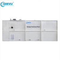 Fosse septique en fibre de verre système mbr station d'épuration des eaux usées pour le traitement des eaux usées à domicile treplant d'eaux usées emballé domestique