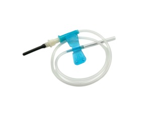 Ago a Farfalla 23G per Prelievo Sanguigno Sicuro, Set per Infusione Endovenosa a Basso Dolore per Flebotomia Medica e Cliniche Veterinarie - Product Image 2