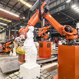 HUALONG Máy Móc 7 Trục CNC KUKA Robot Làm Điêu Khắc Đá Cẩm Thạch 3d Robot Máy Khắc Đá Granite Để Bán - Product Image 2
