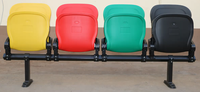 Vente en gros de chaises de stade gradins chaise de stade en plastique tribune à siège rabattable
