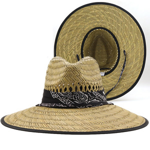 Sombreros de Paja de Vaquero Británicos al por Mayor LDSC, Sombreros de Paja de Ala Ancha con Diseño Calado, Sombreros de Paja Naturales para Granja, Sombreros de Paja de Panamá Nuevos para Playa - Product Image 4