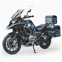 Modèle réduit XLG 1:7 de moto en alliage R1250GS à propulsion par pulvérisation, jouet en métal simulé pour collection et cadeau