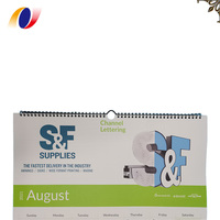 Spirale personnalisée, format A2 A3, impression murale, calendrier, frais de beauté 2022