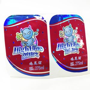 Autocollant en vinyle Laser <span class=keywords><strong>couleur</strong></span> arc-en-ciel de marque privée auto-adhésif brillant finition de surface emballage de Cocktail pour bouteilles de vin - Product Image 4