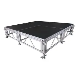 Aluminium Podium Concert Bruiloft Outdoor Platform Draagbaar Podium In Hoogte Verstelbaar Frame Opvouwbaar Podium Platform