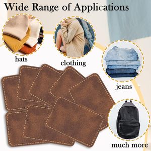 Patchs de chapeau en similicuir personnalisés en gros avec étiquette tissée de logo patchs en cuir pour chapeaux de camionneur tissu vêtements adhésif <span class=keywords><strong>réparation</strong></span> - Product Image 3