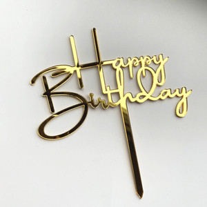 374 Feliz Cumpleaños, Decoración Acrílica para Pastel, Herramienta para Fondant, Molde para Hornear Pasteles, Prensa para Decorar Repostería - Product Image 1