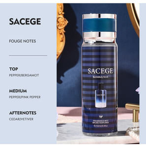 Profumi Arabi all'Ingrosso con Etichetta Privata, Colonia per Uomo e Donna, Fragranza Legnosa 100ml, Spray Corpo Liquido 250ml, EAU DE PARFUM - Product Image 5