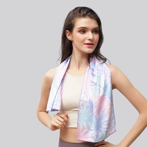 Custom Logo 35"X12" Towel Sport Towels Cooling Rag and Face Ice Breathable Portable Neck Wraps for Yoga <b>Gift</b> - Product Image 1