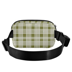 Riñonera Deportiva Impermeable con Diseño Hawaiano Palaka para Mujer, Riñonera Personalizada de Nailon para Actividades al Aire Libre - Product Image 2