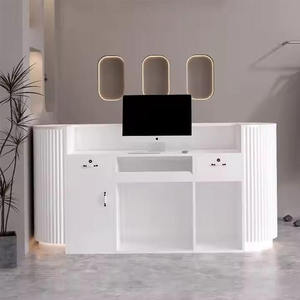 Comptoir de réception moderne pour salon de beauté, bureau de réception de salon - Product Image 3