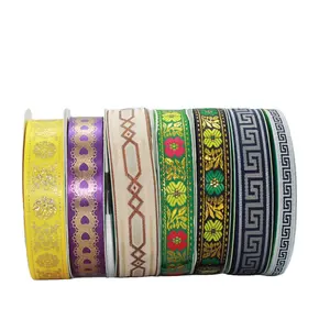 Ethnischer Stil Polyester Jacquard Band 3cm Breite Einseitige Stickerei Gewebtes Band Vorhang Textil Jacquard Gurtband