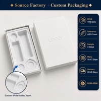 Boîte cadeau rigide personnalisée en papier avec couvercle et base, insert en plastique moulé, impression de logo, emballage pour bijoux, montres, lunettes