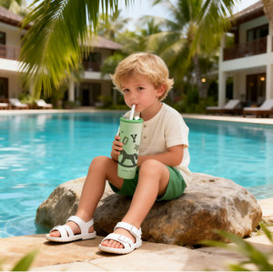 Northfox 304 Vaso aislado al vacío de acero inoxidable 18/8 Taza de paja a prueba de fugas con 6-12 horas de rendimiento térmico sin BPA - Product Image 5