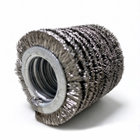 Brosse de nettoyage rotative spirale intérieure à 360 degrés, industrielle, en fil de nylon, cylindrique, pour nettoyage interne, compatible OEM