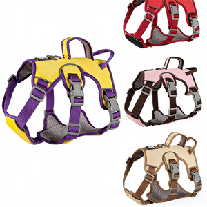 Rompi <span class=keywords><strong>Harness</strong></span> Hewan Peliharaan Gaya Kartun YG-888 dengan Dekorasi Rivet dan Renda - Product Image 1