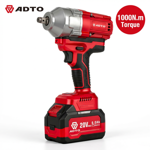 Llave de Impacto Industrial de 1250 Nm de Alto Torque, Inalámbrica, de 20 V y 6.0 Ah, con Punta de 1/2 Pulgada, para Camiones Pesados - Product Image 1
