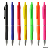 BECOL stylo publicitaire coloré Offre Spéciale poignée en caoutchouc souple clic stylo à bille rétractable stylo à bille en plastique pour le bureau de l'école
