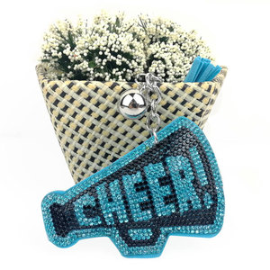 Llavero Brillante con Diseño de Trompeta para Animadoras, Equipo, Superfan, Palomitas, Megáfono, Borla - Product Image 3